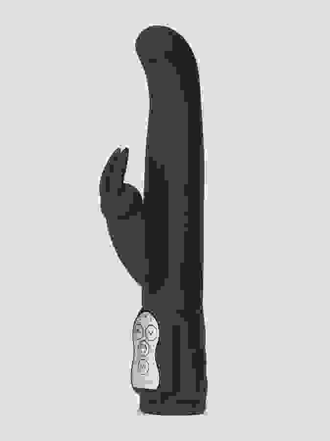 Lovehoney Power Play 10 Function Silicone G-Spot Rabbit Vibrator, Black, hi-res